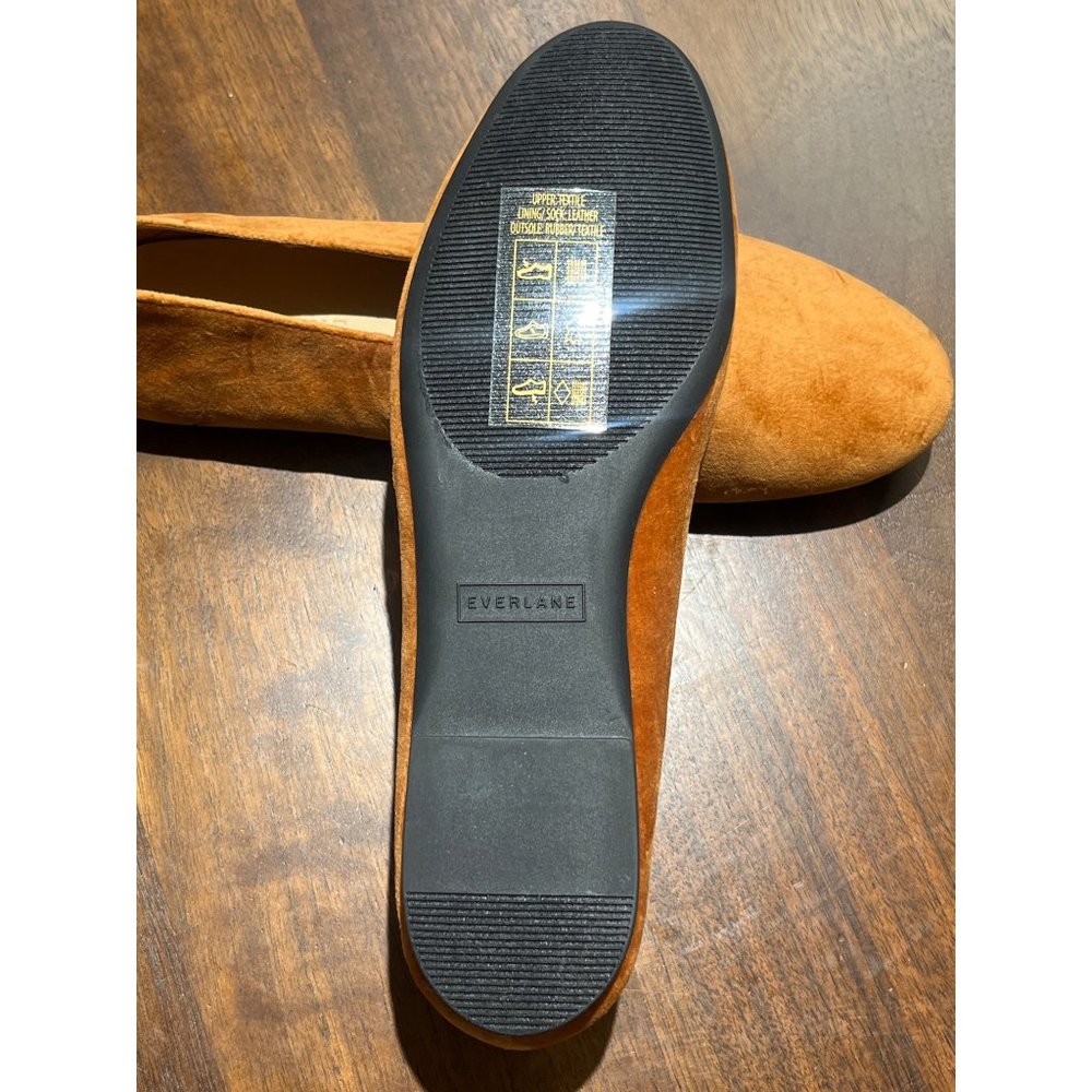 Everlane The Mary Jane in Toasted Almond Velvet New Womens Flats Shoes - Picture 9 of 13